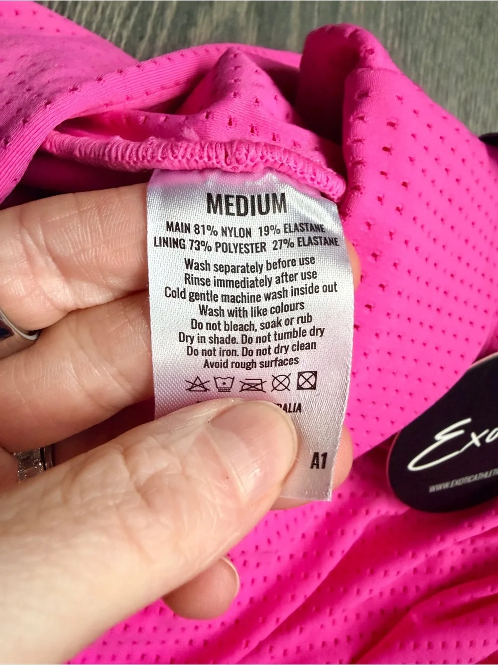 Exotica ExoticAthletica Candy Pink Bball Mesh High Waisted Tie Side Skort Size